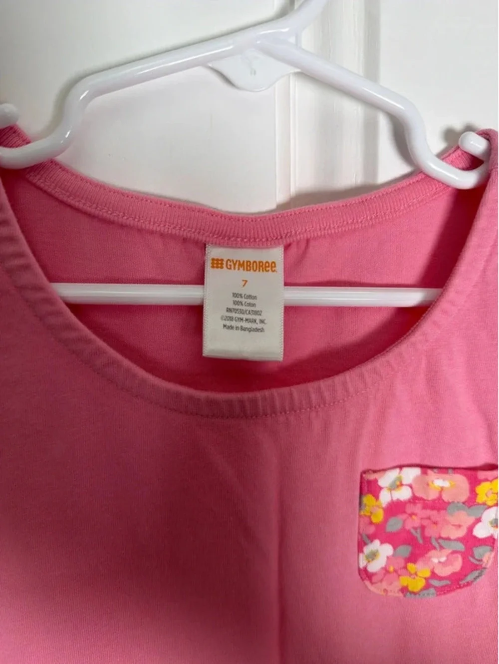 Pink Floral Dress Cotton 7